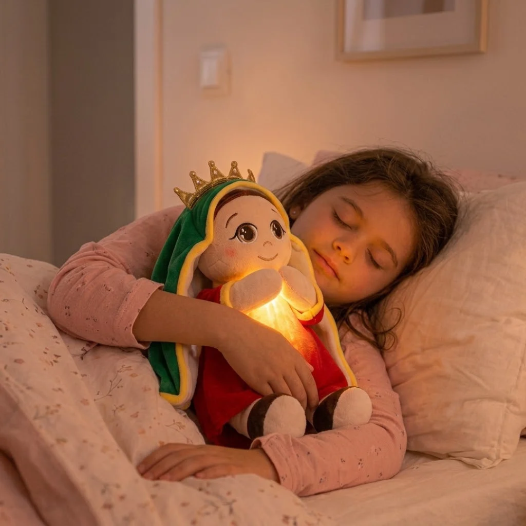 Peluche Virgen Maria que Respira
